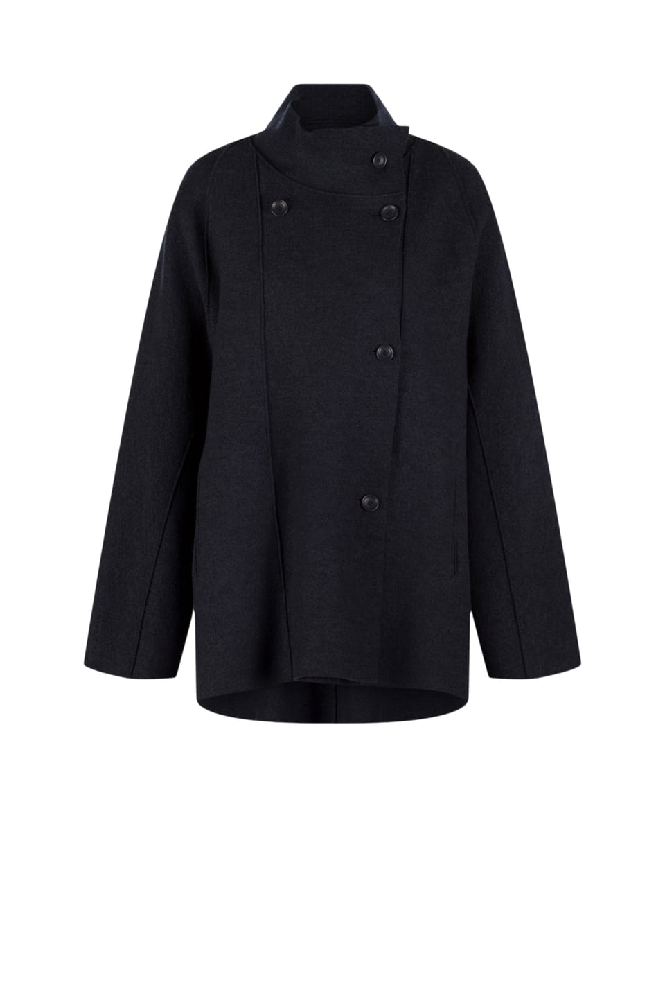 Outdoor jacket 503 - Premium OSKA boiled wool - 490NAVY - 10250710048