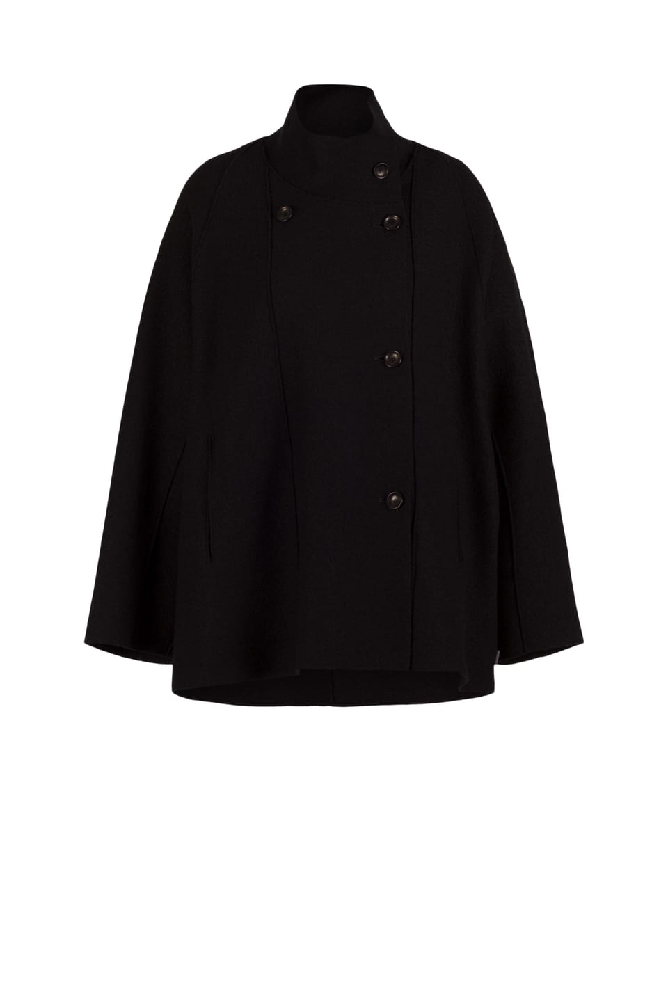 Outdoor jacket 503 - Premium OSKA boiled wool - 990BLACK - 10250710048