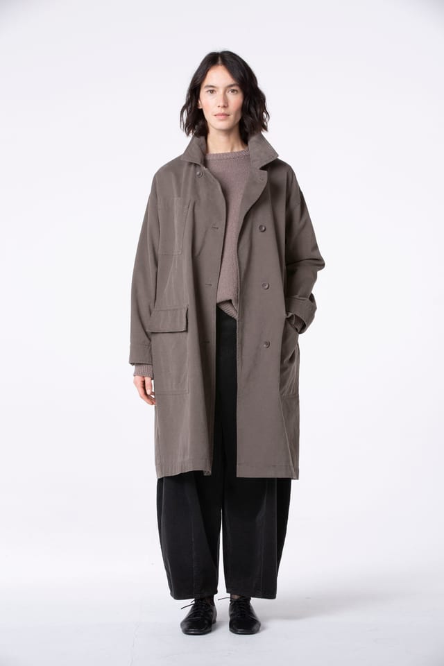 Coat 504 wash - Outdoor cotton twill - 870TAUPE - 10250710050