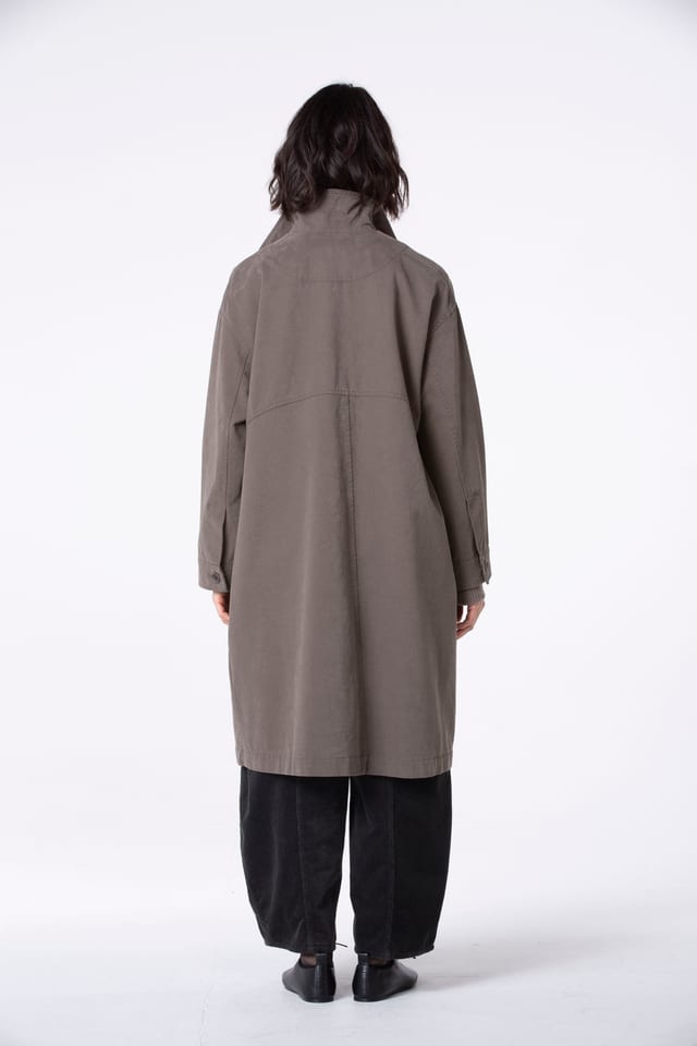 Coat 504 wash - Outdoor cotton twill - 870TAUPE - 10250710050