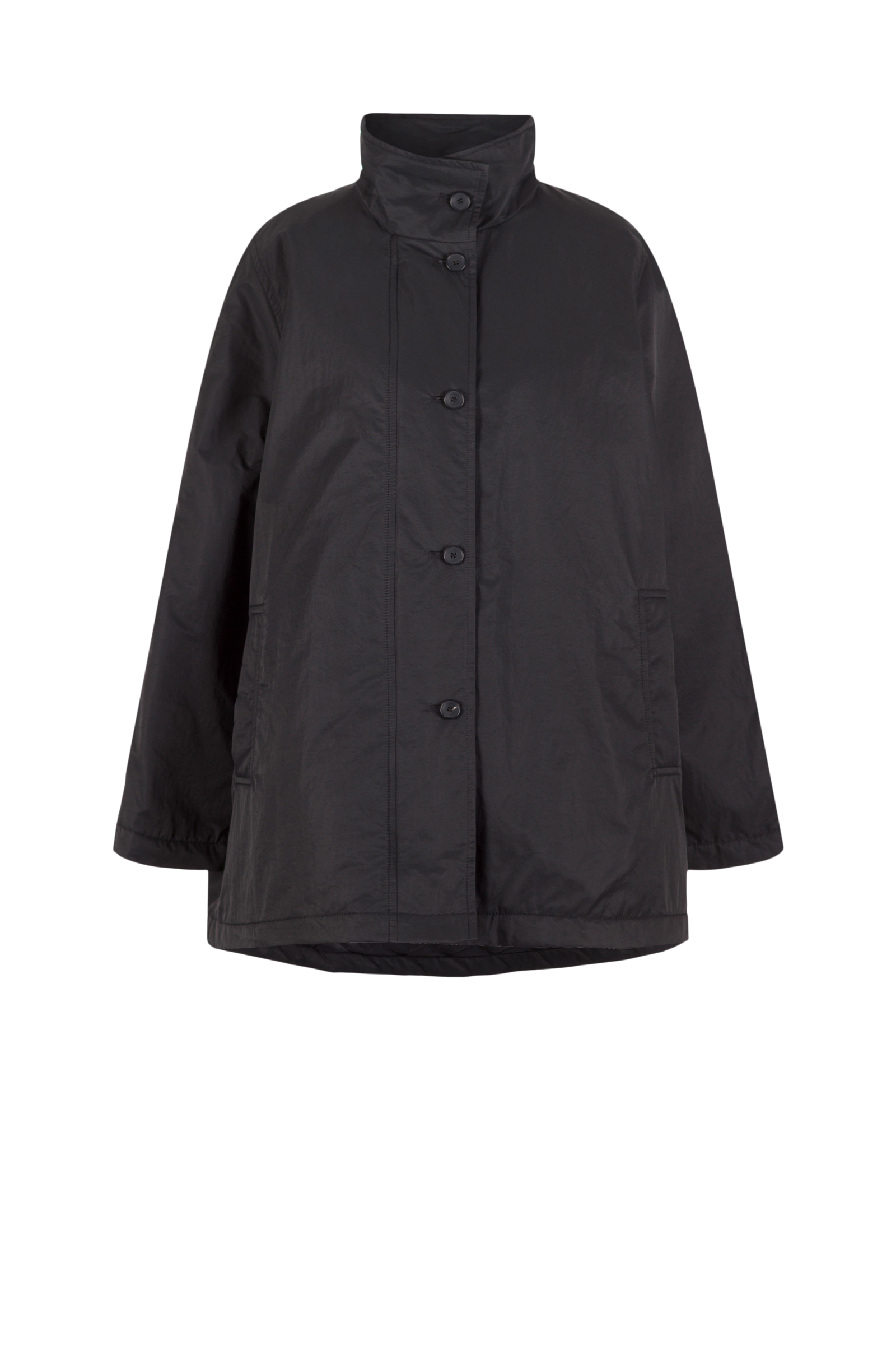 Outdoor jacket 504 Grey Cotton and polyamide outdoor twill