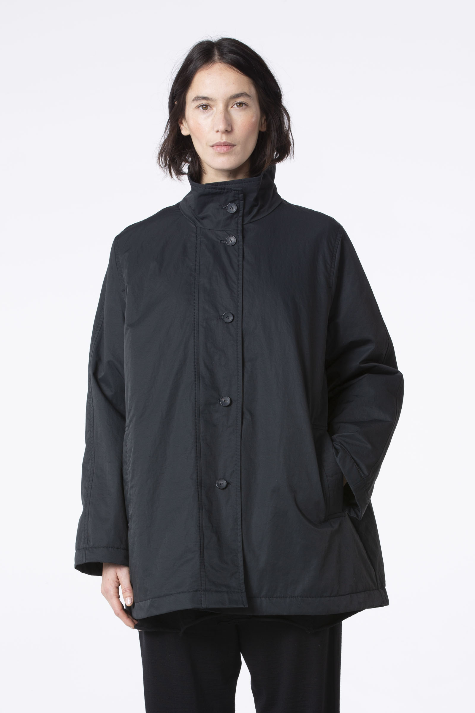Outdoorjacke 504 Grey Outdoor-Twill aus Baumwolle und Polyamid
