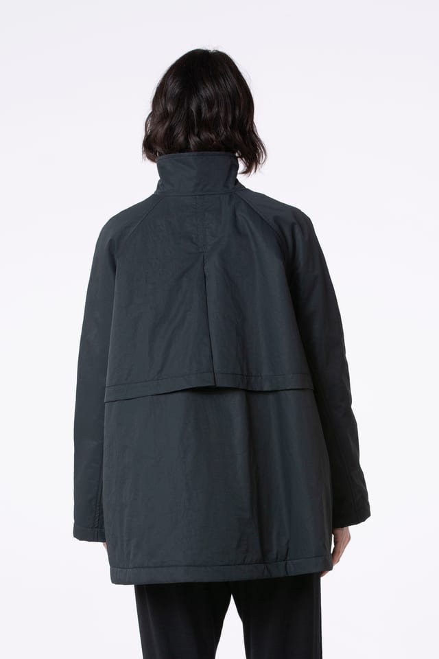 Outdoor jacket 504 - Cotton and polyamide outdoor twill - 990BLACK - 10250710052