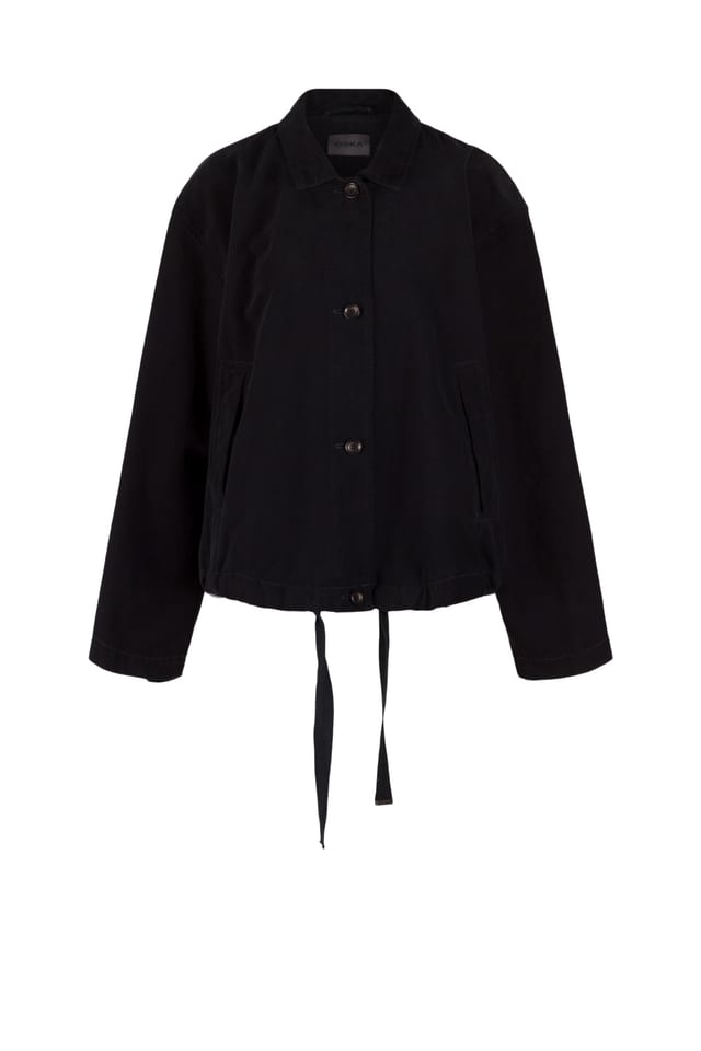 Jacket 506 wash - Outdoor cotton twill - 990BLACK - 10250710054