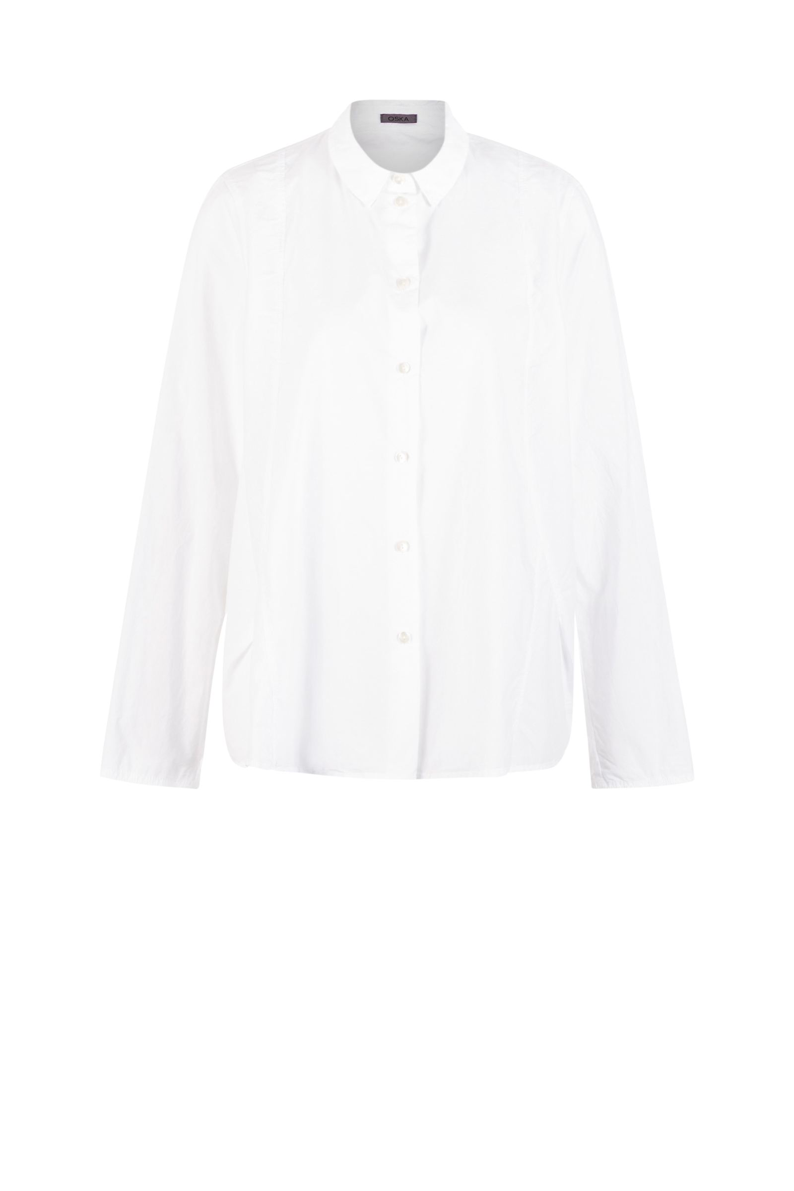 Blouse 510 White Cotton poplin