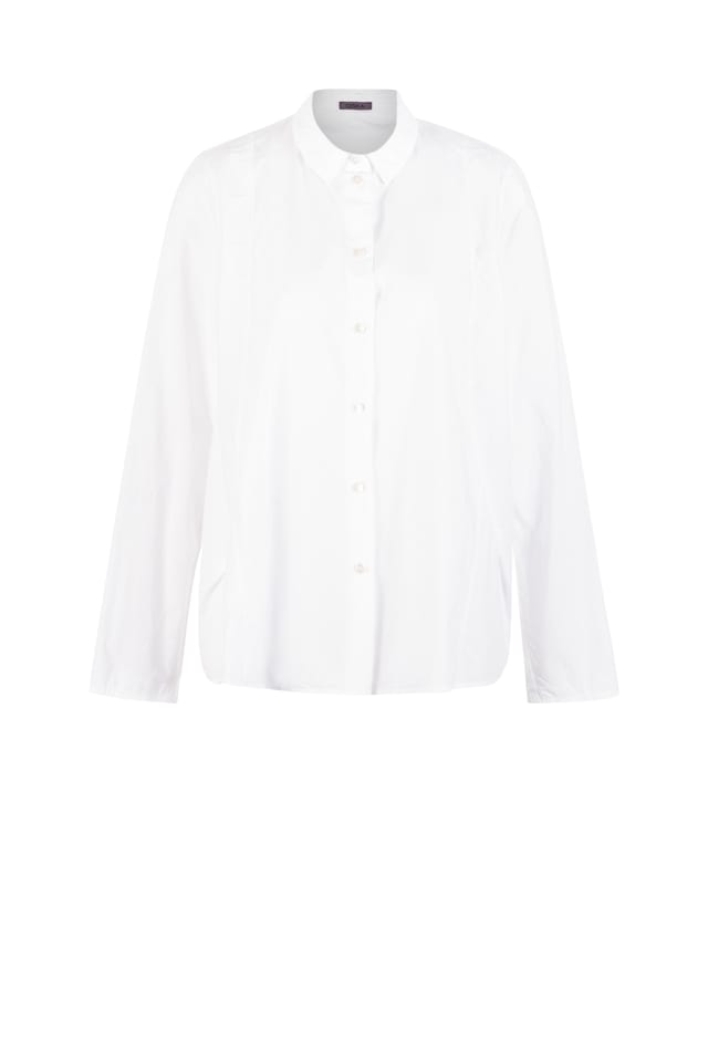 Blouse 510 - Cotton poplin - 100WHITE - 10250710055