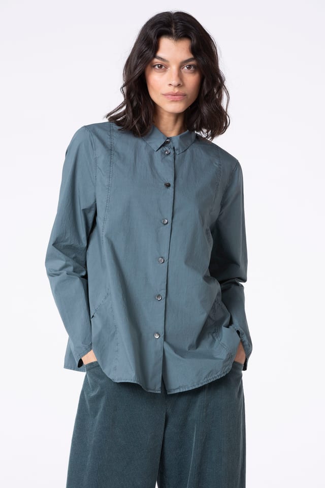 Blouse 510 - Cotton poplin - 562PACIFIC - 10250710055