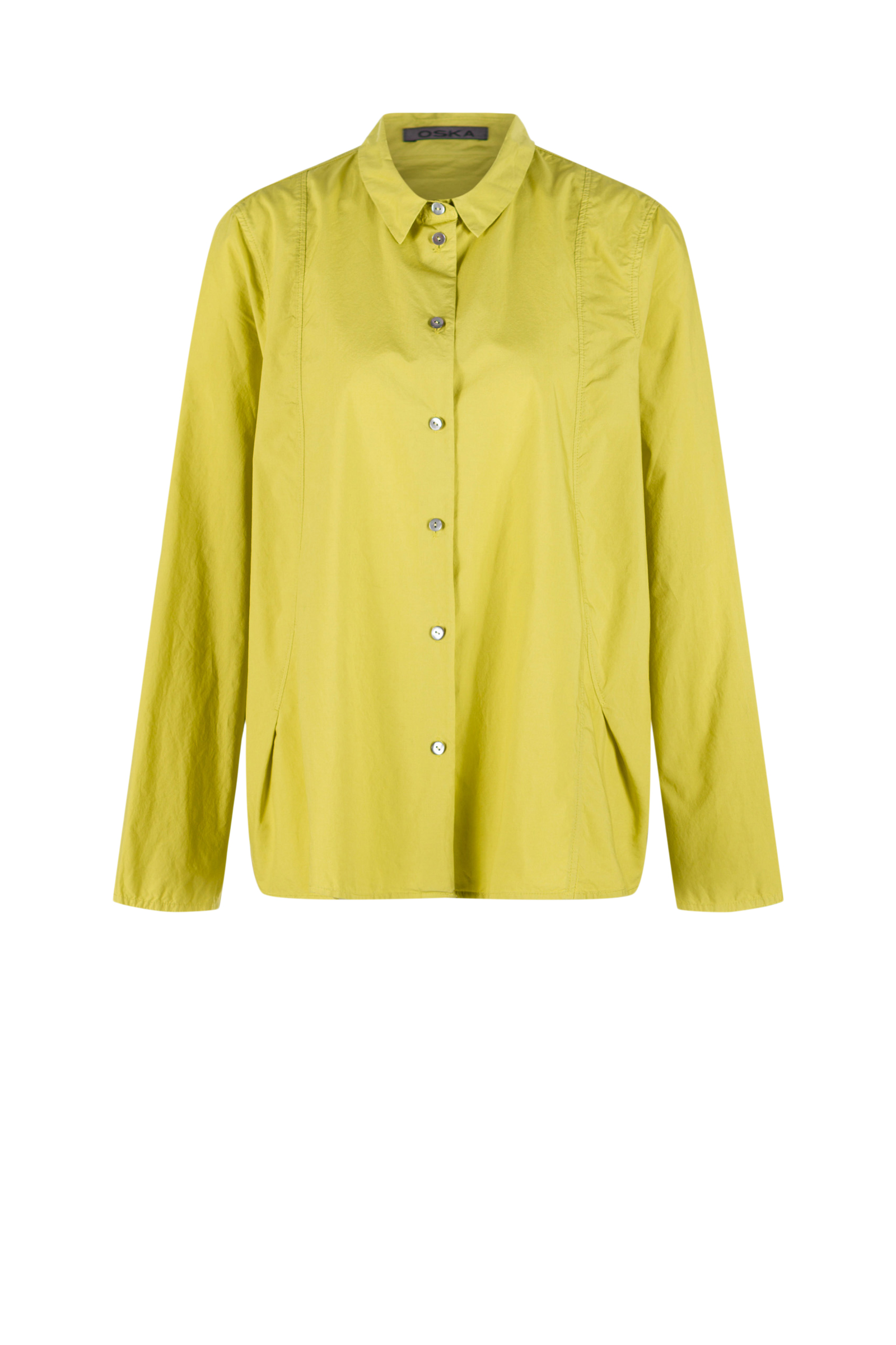 Blouse 510 Green Cotton poplin