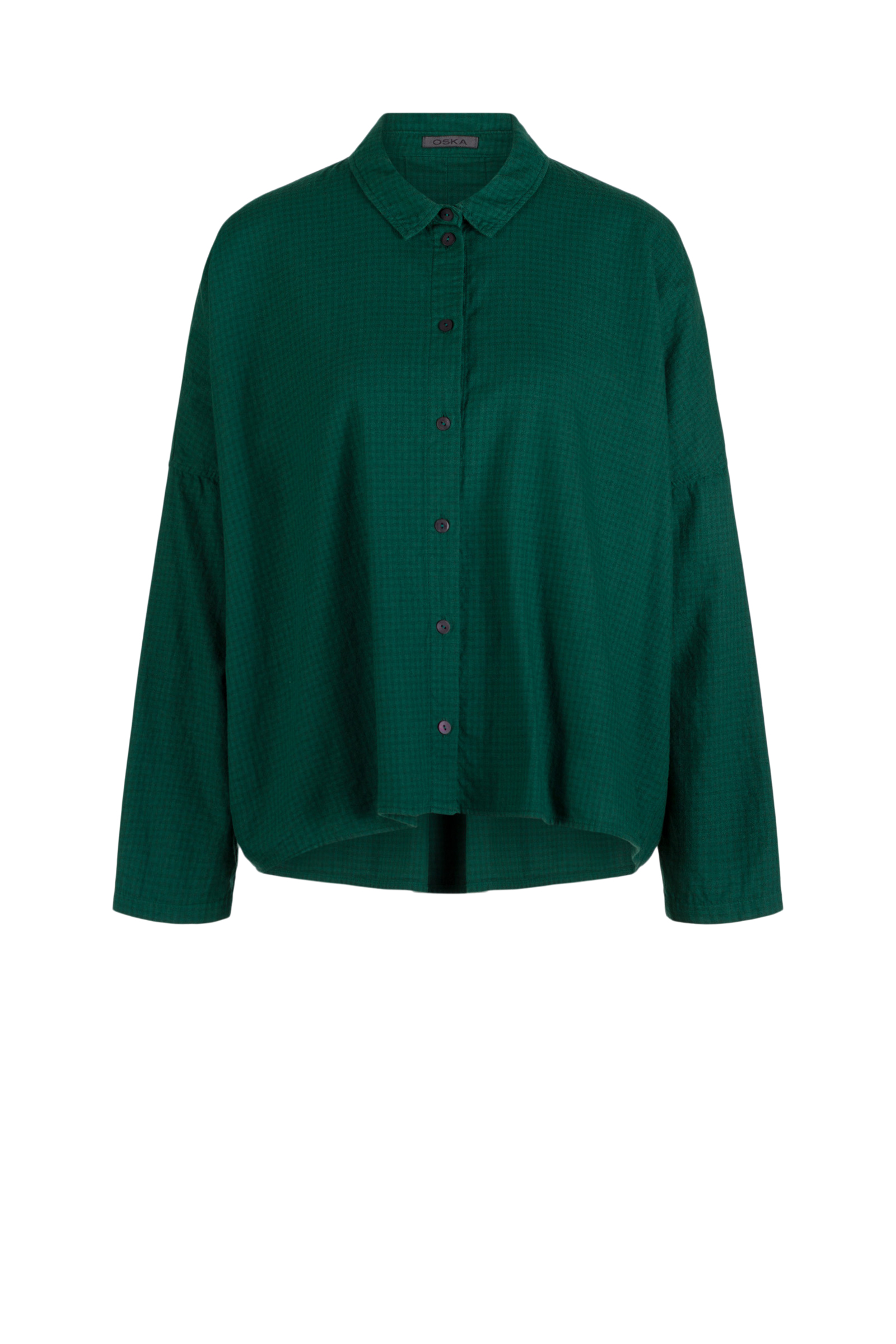 Blouse 511 Green Cotton flannel