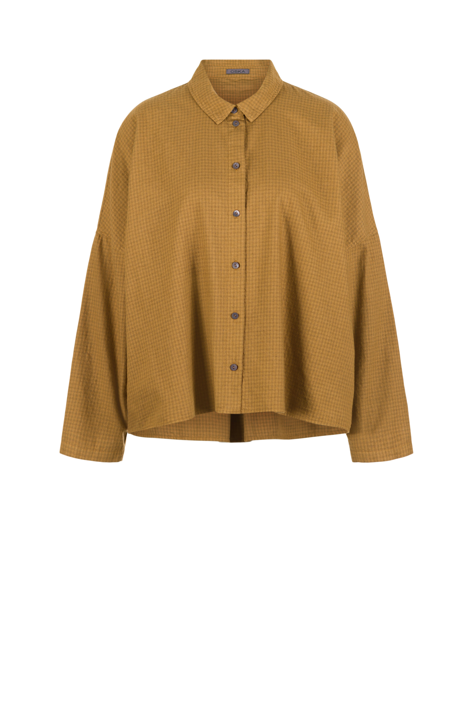 Blouse 511 Brown Cotton flannel