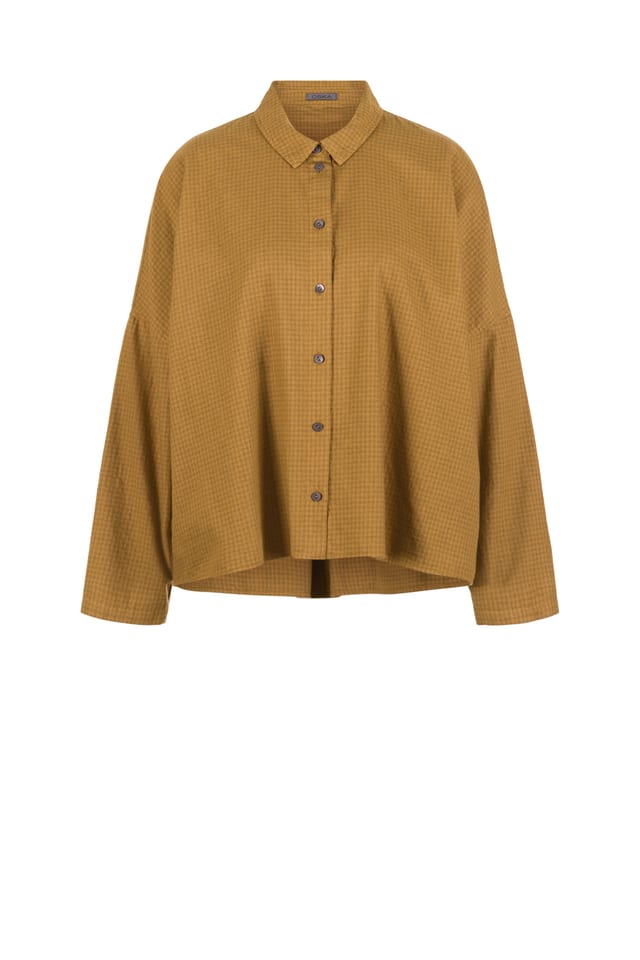 Blouse 511 - Cotton flannel - 760TOBACCO - 10250710056