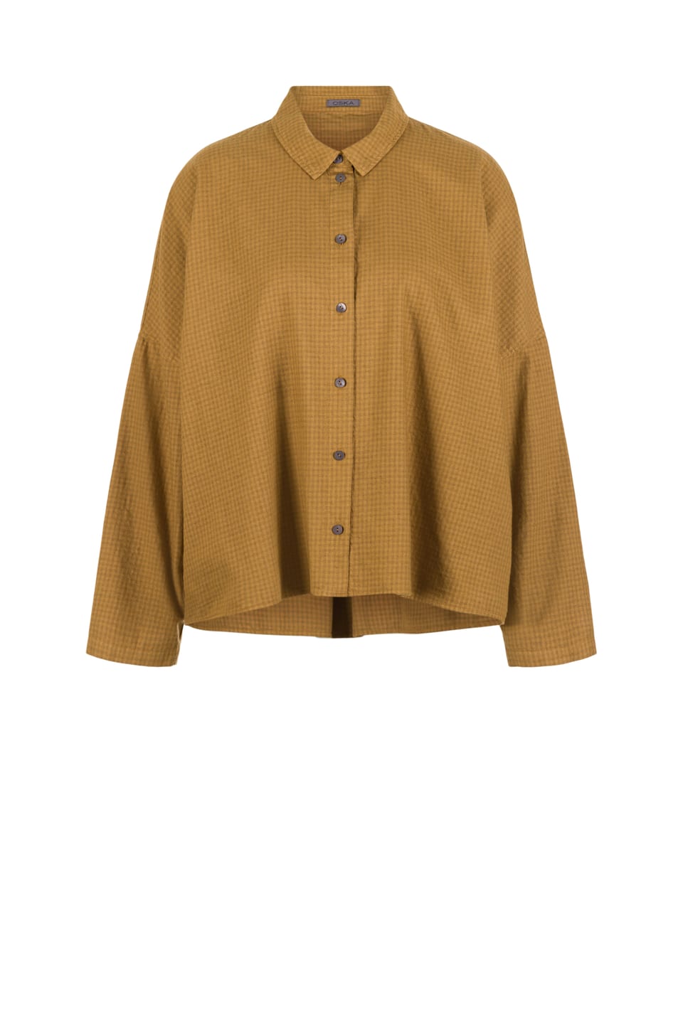 Blouse 511 - Cotton flannel - 760TOBACCO - 10250710056
