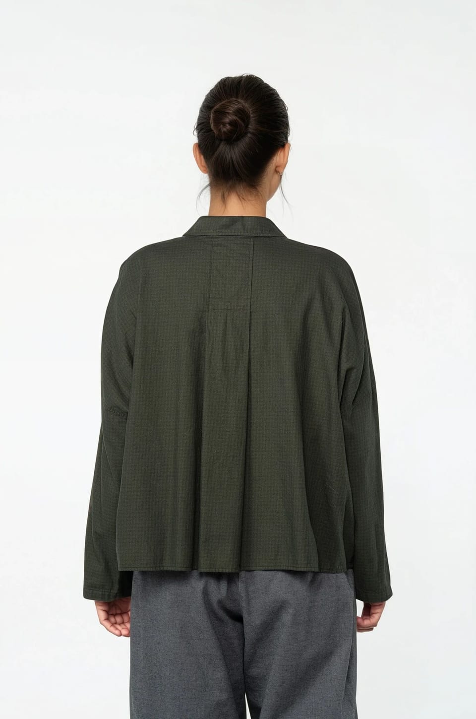 Blouse 511 - Cotton flannel - 790SPRUCE - 10250710056