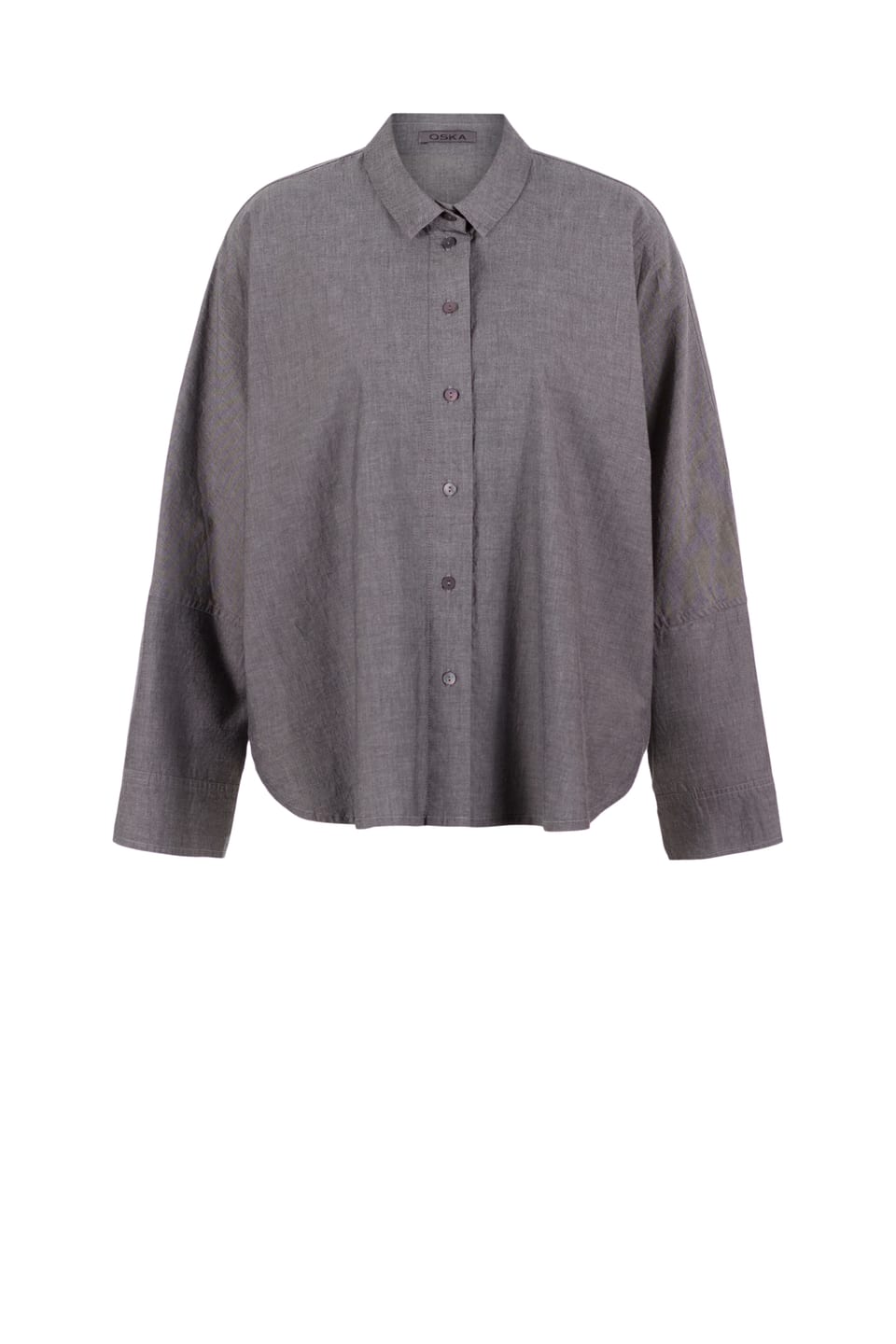 Blouse 512 wash - Cotton chambray - 990BLACK - 10250710057
