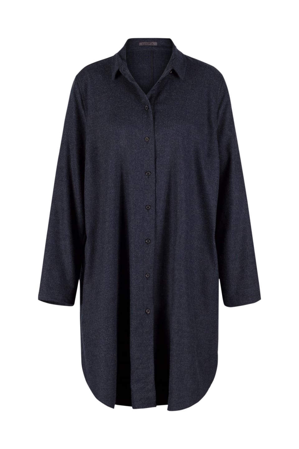Bluse 514 - Wollmischung mit ECOVERO™ Viskose - 490NAVY - 10250710059