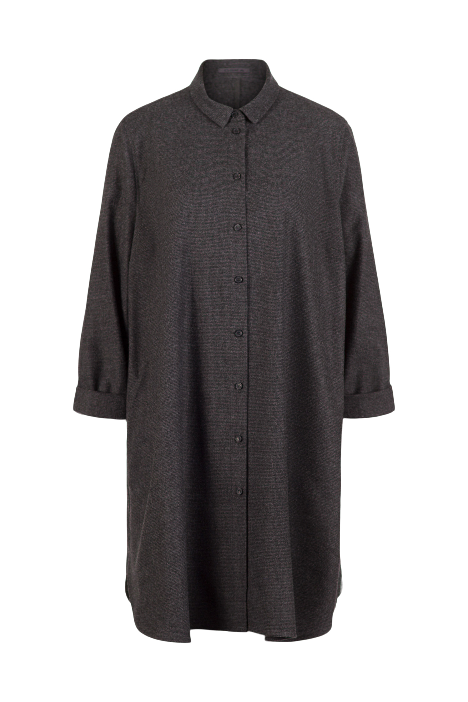 Blouse 514 Grey Wool blend with ECOVERO™ viscose