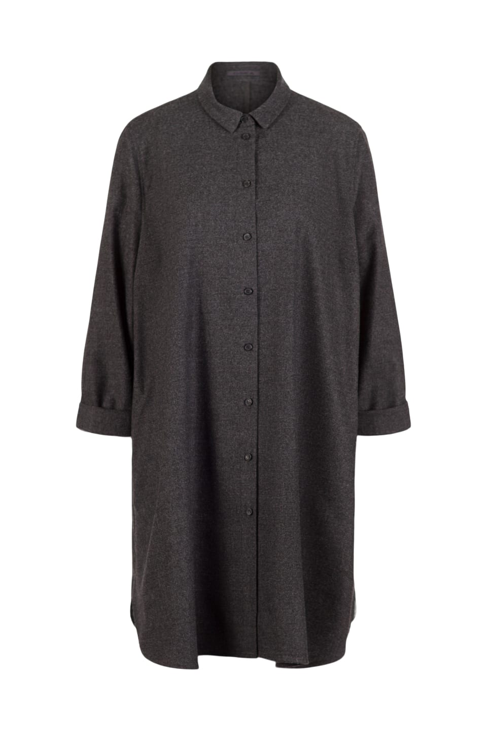 Bluse 514 - Wollmischung mit ECOVERO™ Viskose - 940MOUSE - 10250710059
