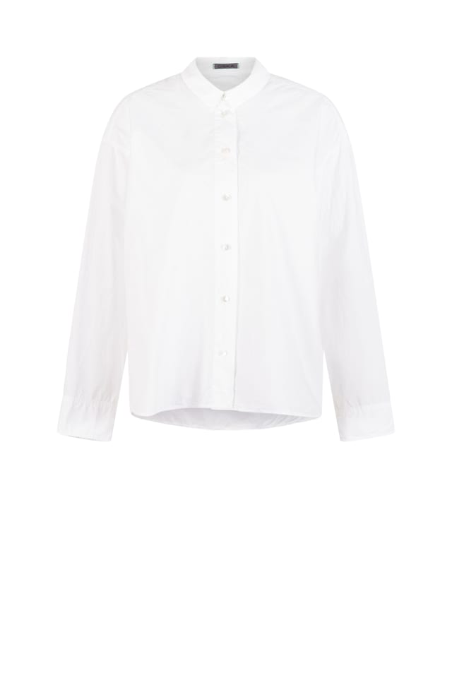 Blouse 515 - Cotton poplin - 100WHITE - 10250710060