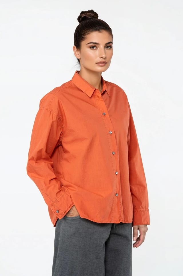 Blouse 515 - Cotton poplin - 232ORANGE - 10250710060