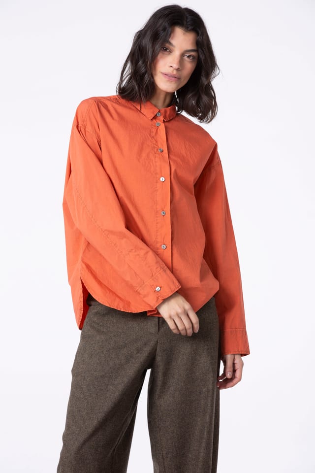 Blouse 515 - Poplin Katoen - 232ORANGE - 10250710060