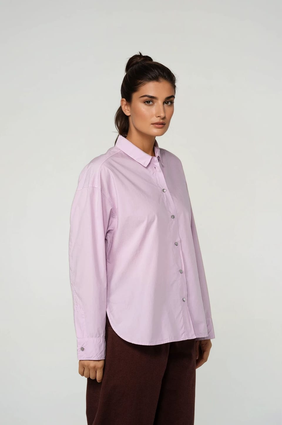 Blouse 515 - Poplin Katoen - 320ORCHID - 10250710060
