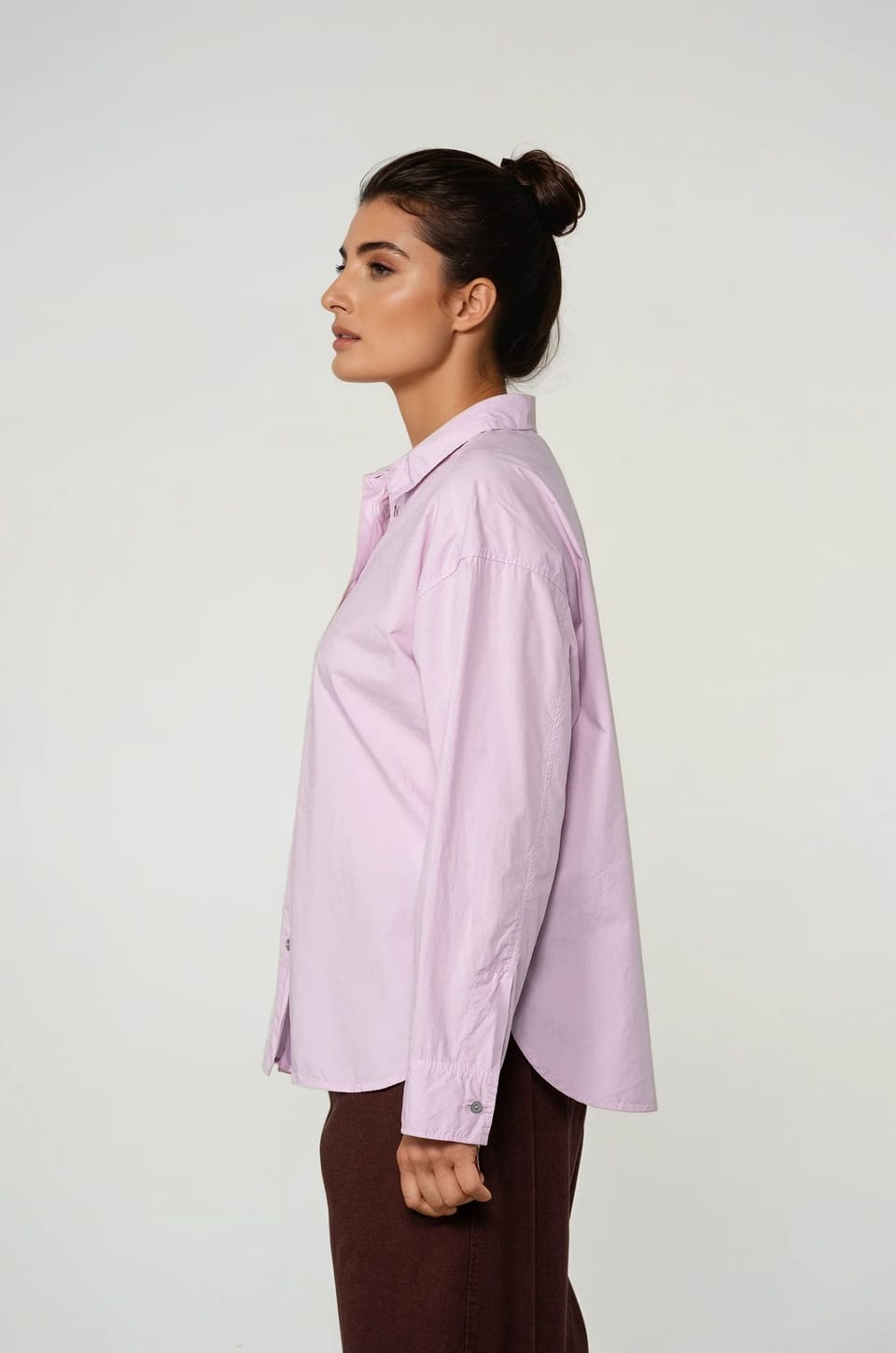 Blouse 515 - Poplin Katoen - 320ORCHID - 10250710060