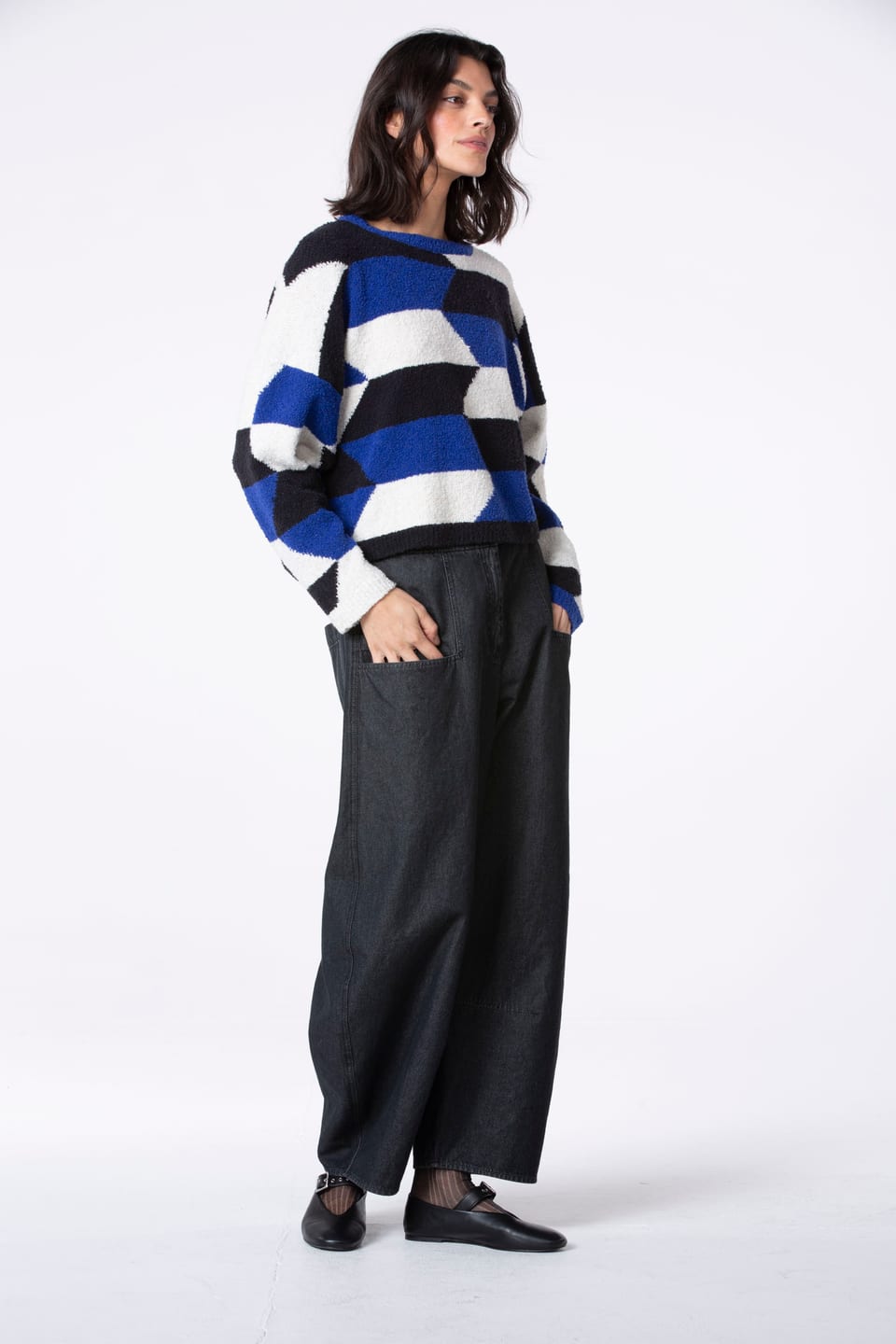 Trousers 512 wash - Cotton denim - 990BLACK - 10250710062