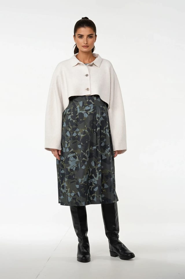 Jacket 508 - Premium OSKA boiled wool - 120ECRU - 10250710063