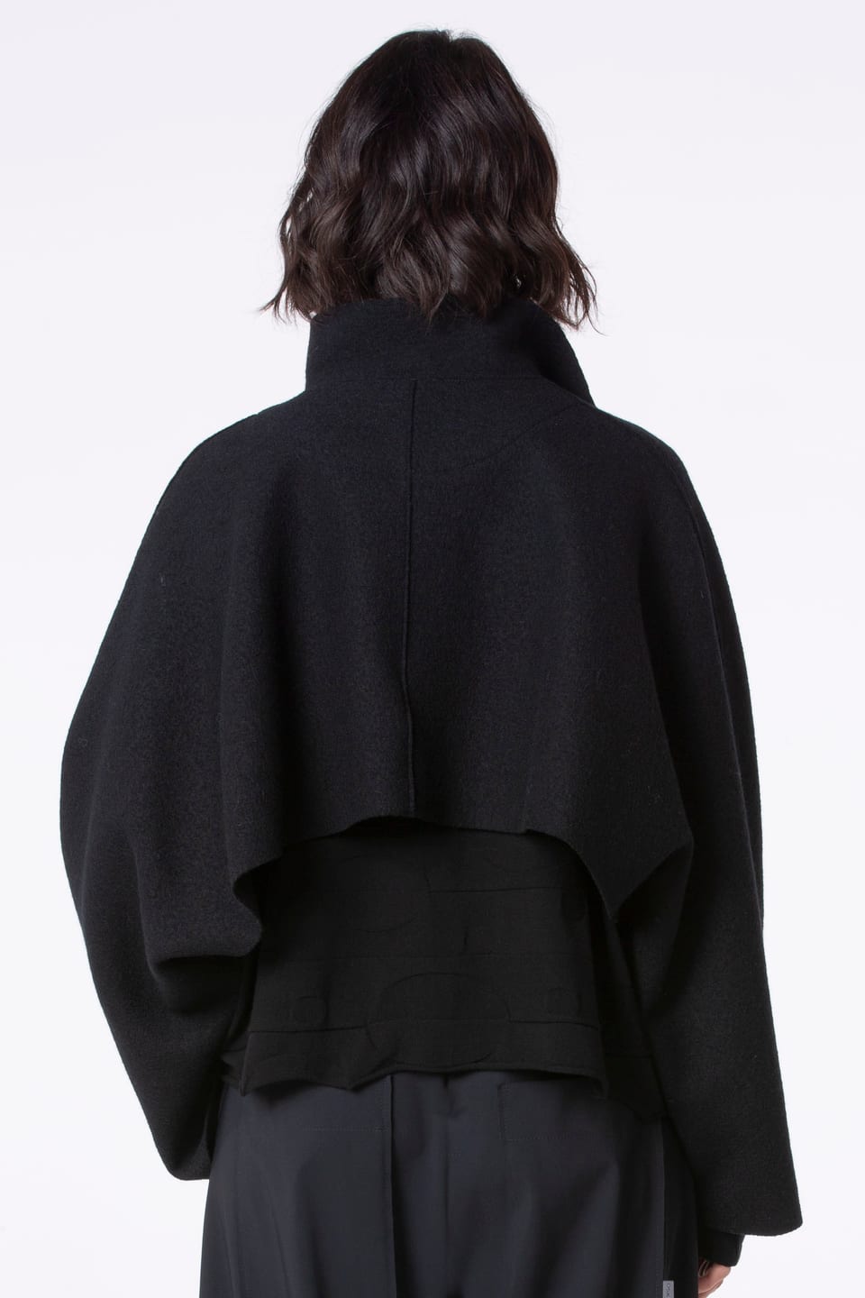 Jacket 508 - Premium OSKA boiled wool - 990BLACK - 10250710063