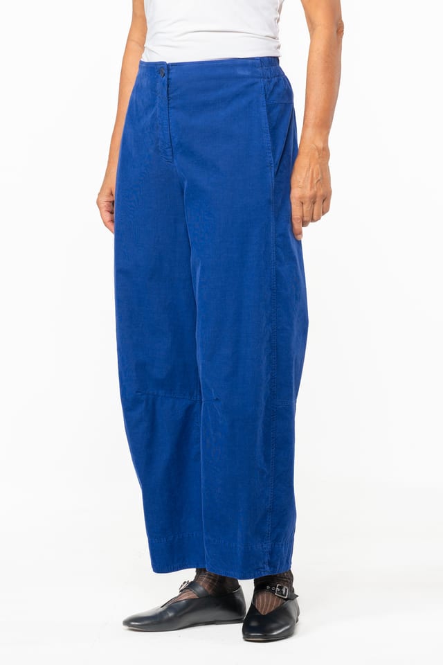 Trousers 515 - Cotton needlecord with stretch - 462CLEMATIS - 10250710067
