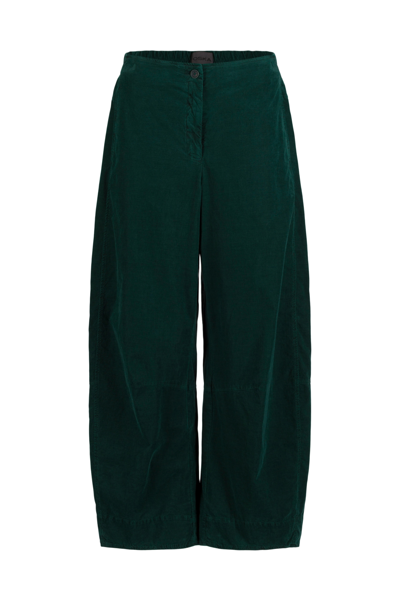 Trousers 515 Green Cotton needlecord with stretch
