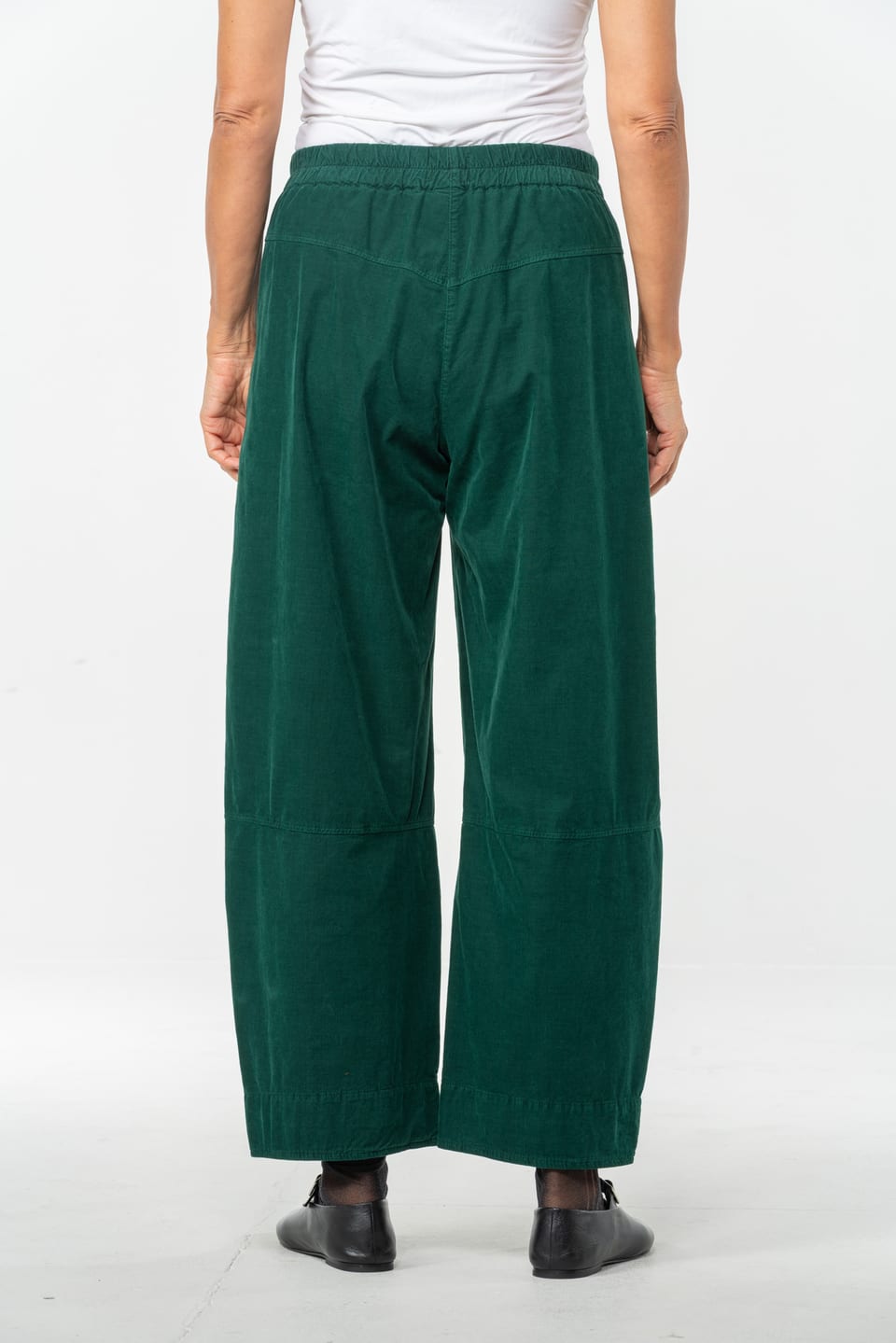 Trousers 515 - Cotton needlecord with stretch - 682BOTTLE - 10250710067