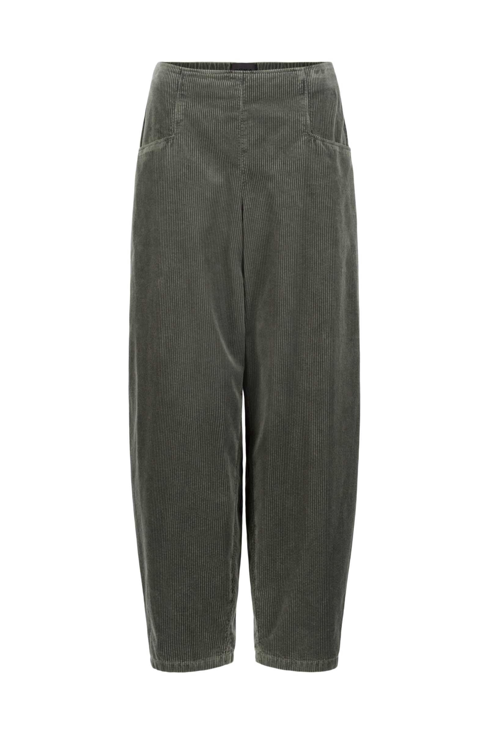 Trousers 516 Green Pure cotton corduroy