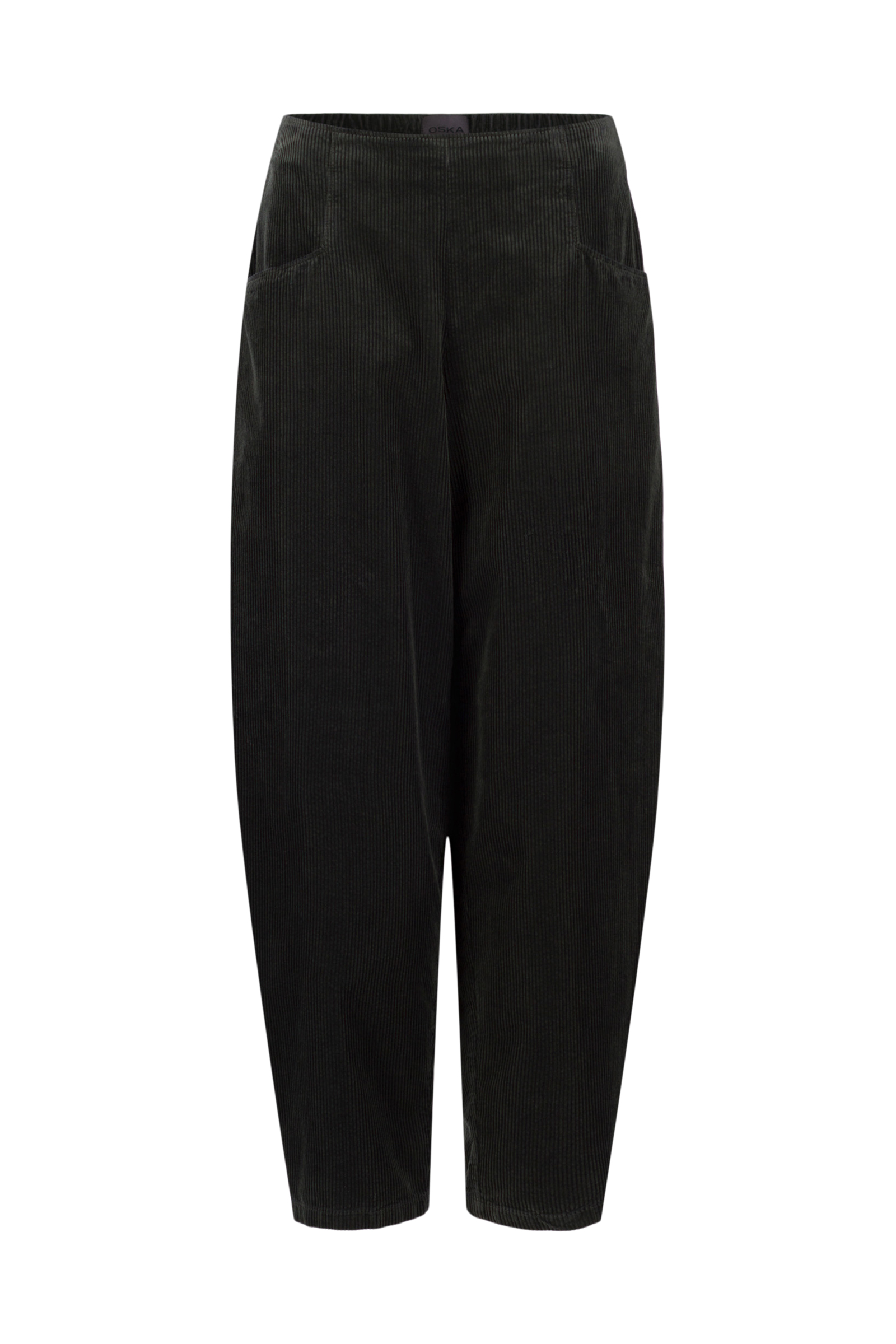 Trousers 516 Green Pure cotton corduroy