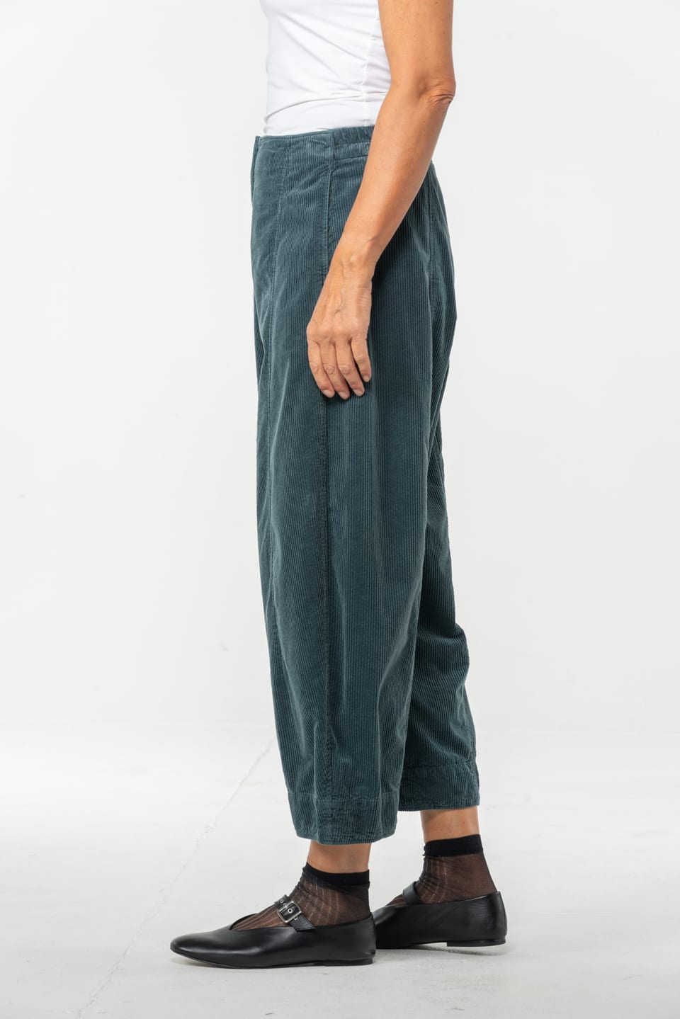 Trousers 517 - Pure cotton corduroy - 562PACIFIC - 10250710069