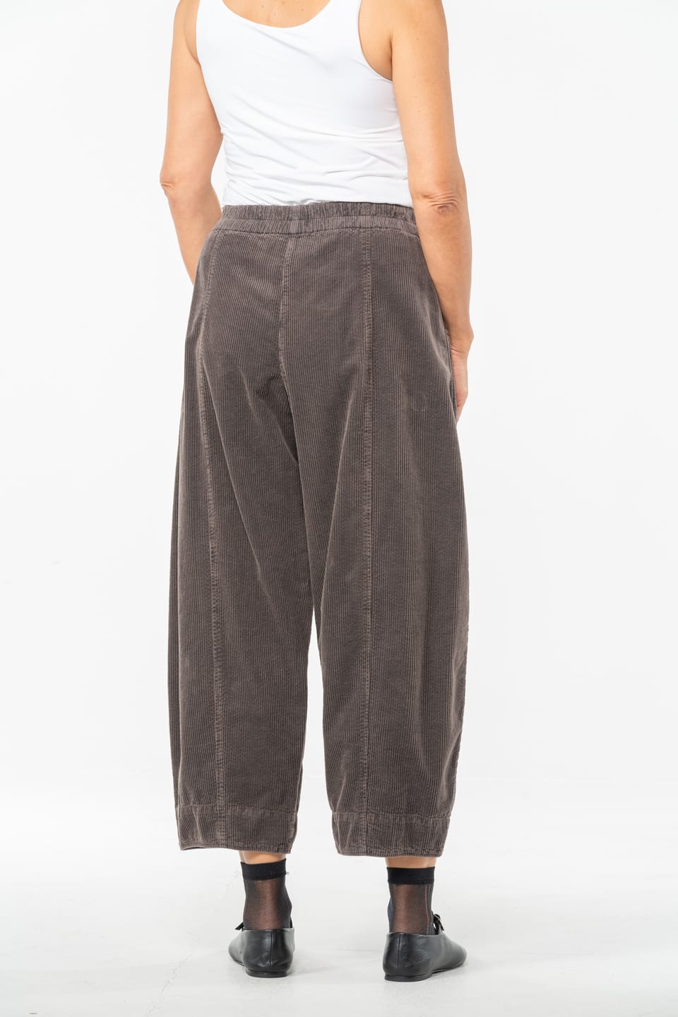 Trousers 517 - Pure cotton corduroy - 872TAUPE - 10250710069