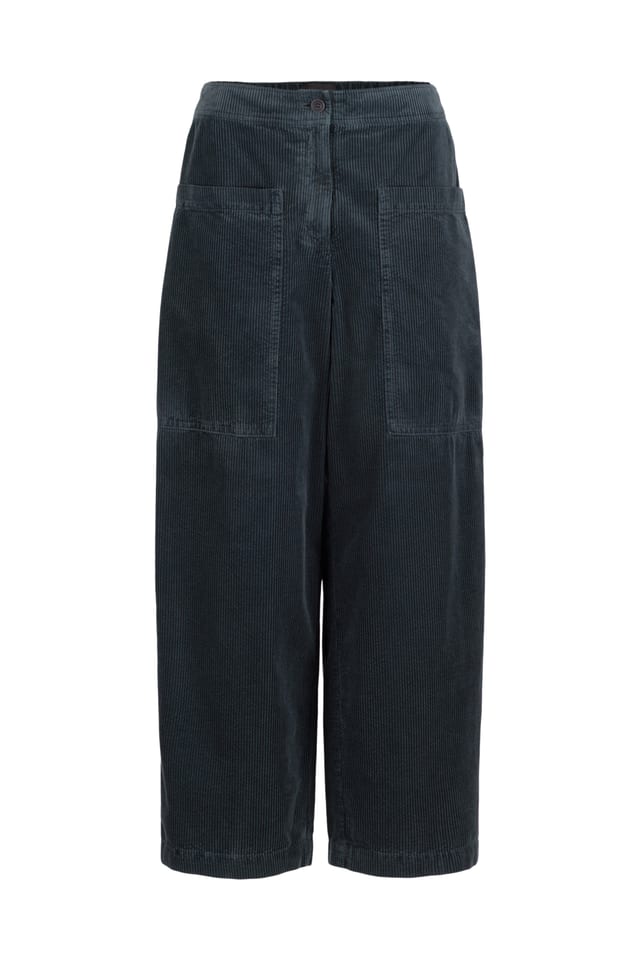 Trousers 518 - Pure cotton corduroy - 562PACIFIC - 10250710070