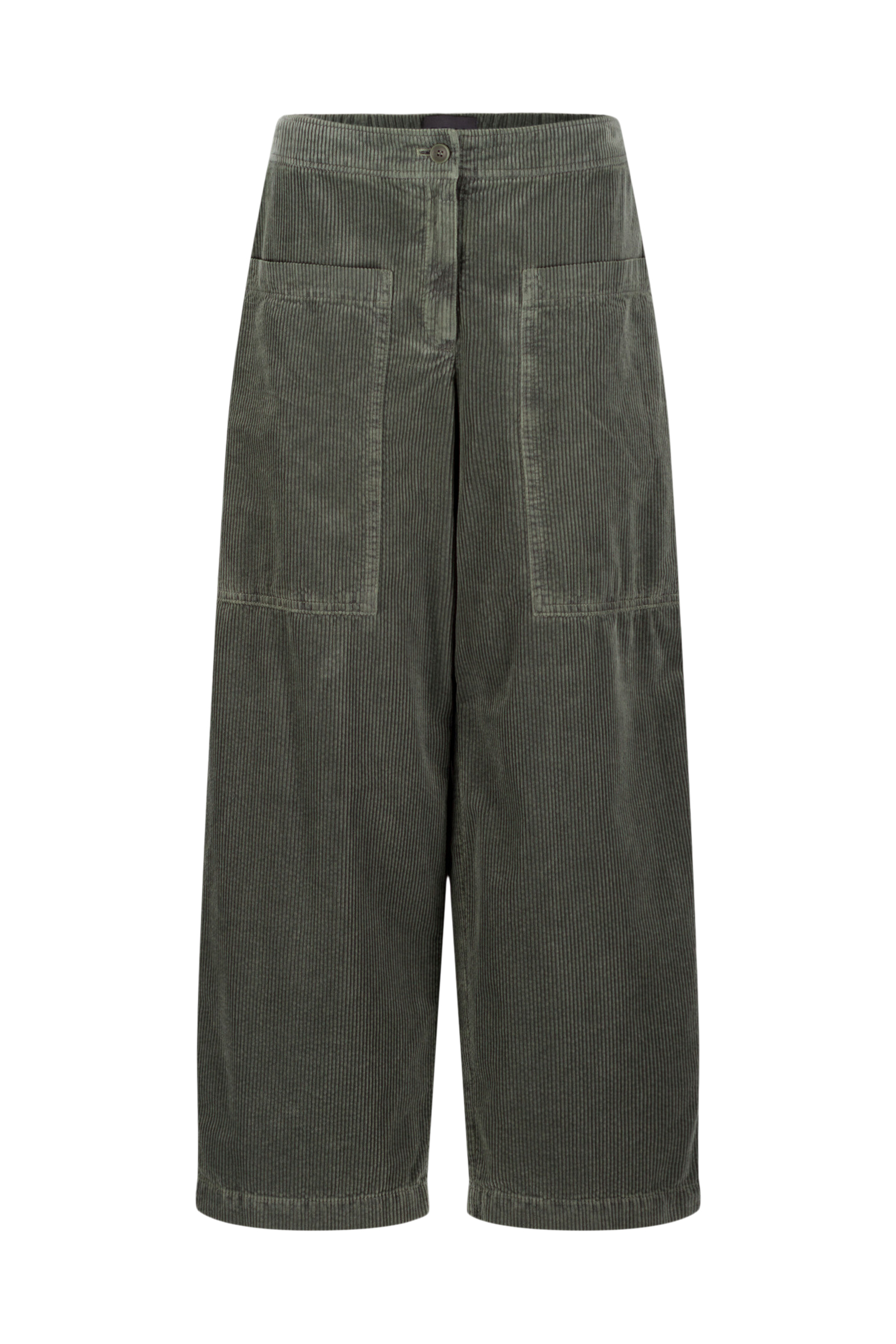 Trousers 518 Green Pure cotton corduroy