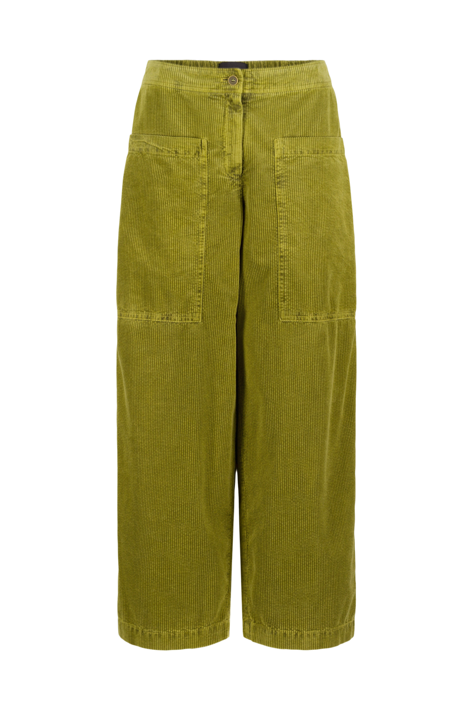 Trousers 518 Green Pure cotton corduroy