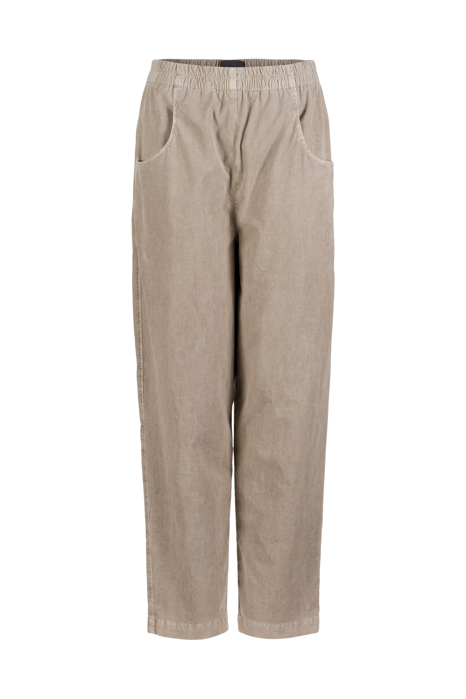 Trousers 519 Grey Cotton needlecord with stretch