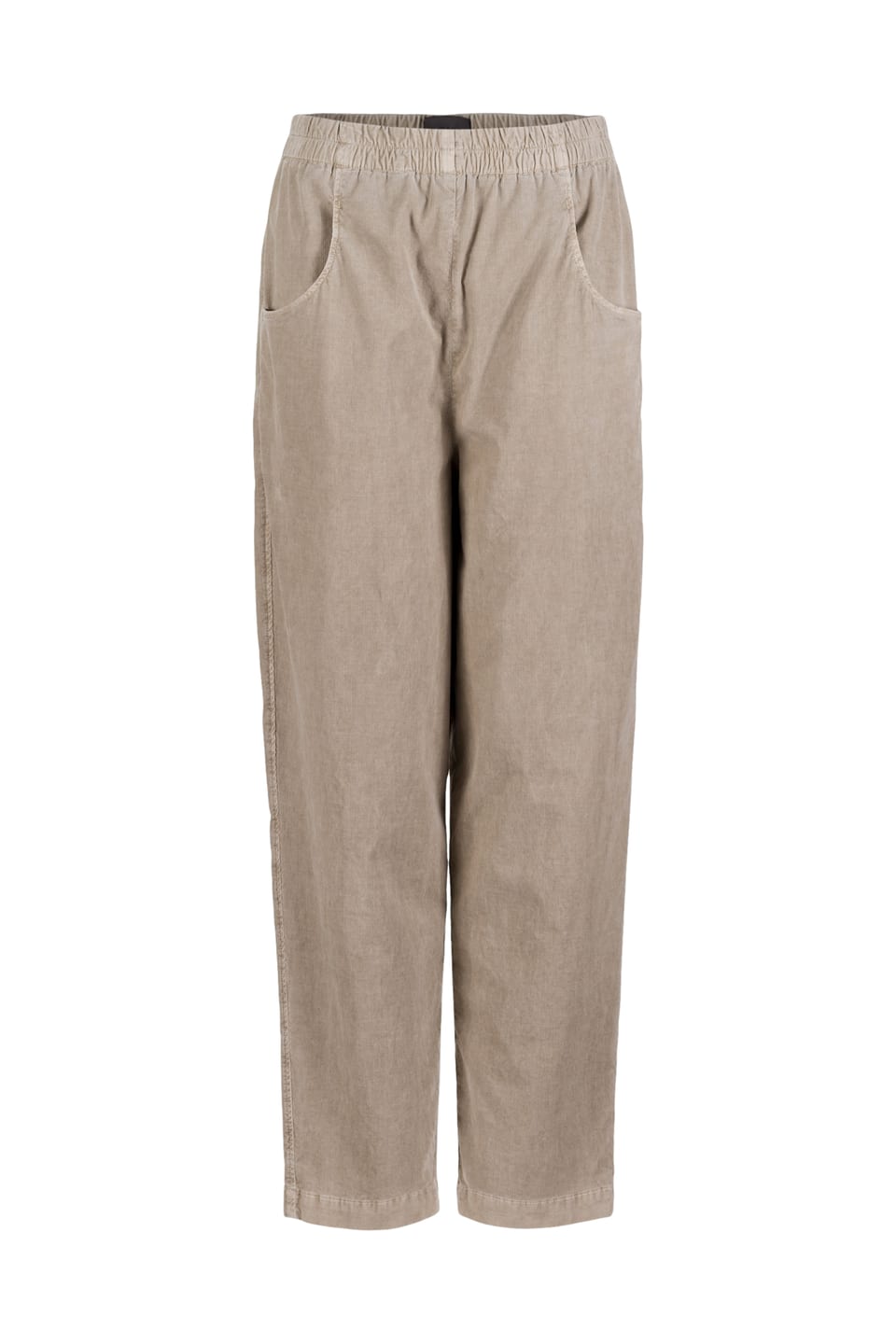 Trousers 519 - Cotton needlecord with stretch - 122ECRU - 10250710071
