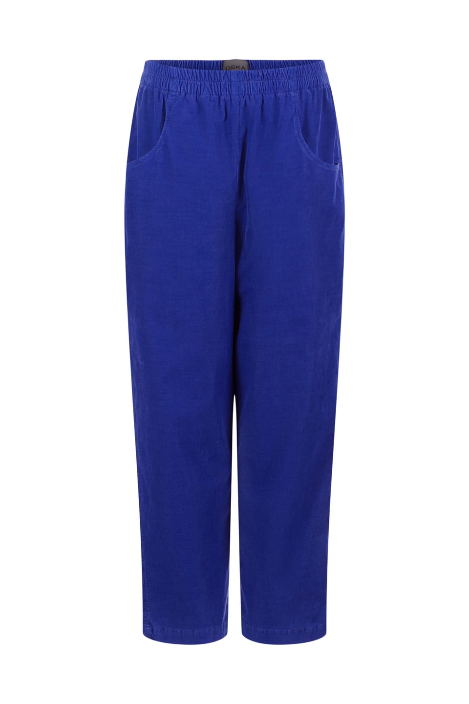 Trousers 519 - Cotton needlecord with stretch - 462CLEMATIS - 10250710071