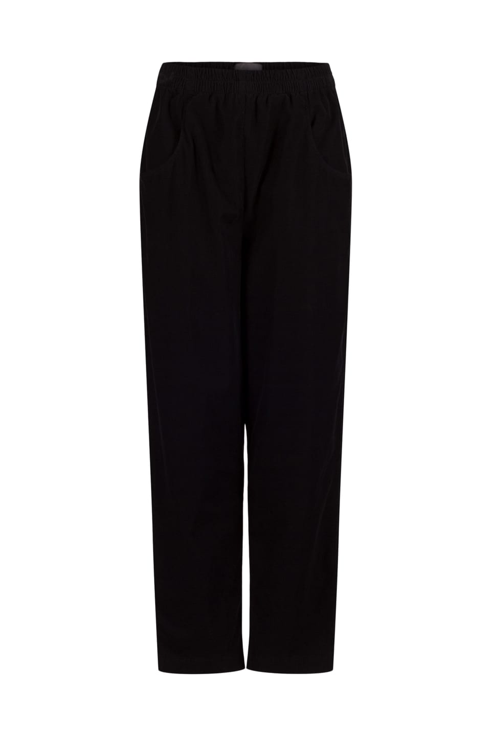 Trousers 519 - Cotton needlecord with stretch - 990BLACK - 10250710071