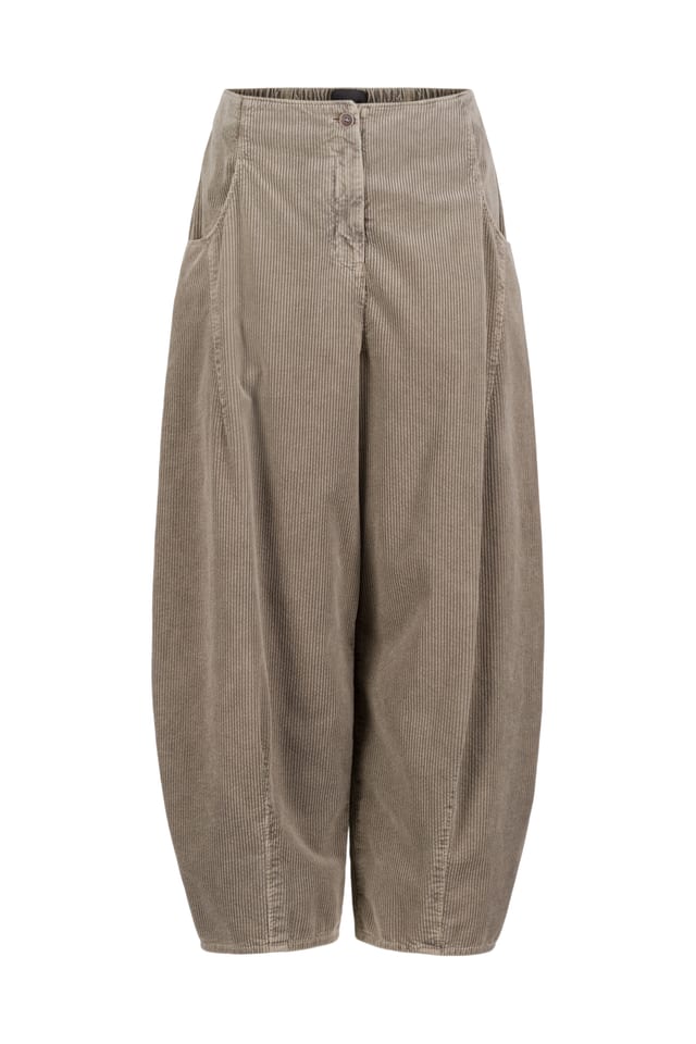 Trousers 521 - Pure cotton corduroy - 122ECRU - 10250710073