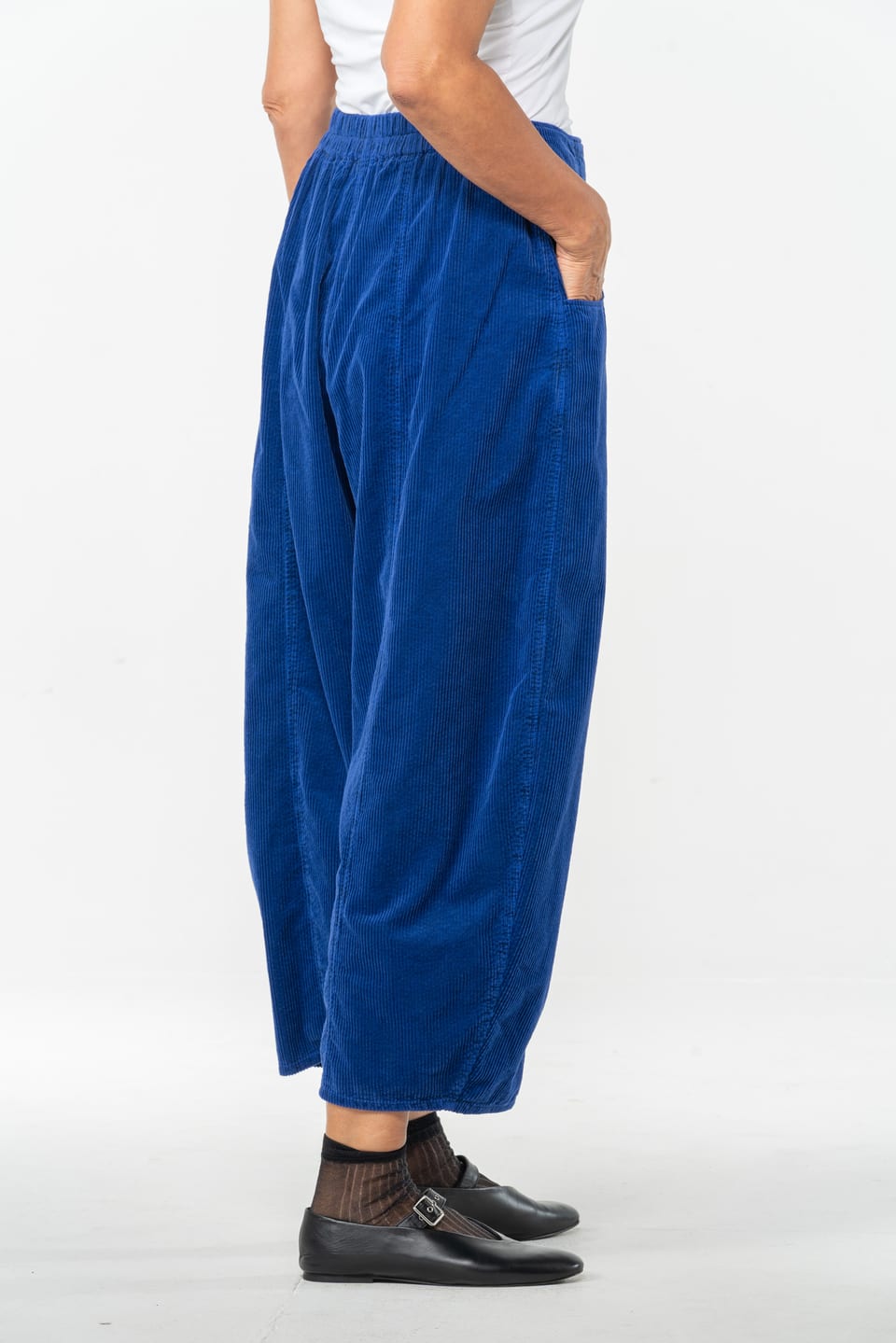 Trousers 521 - Pure cotton corduroy - 462CLEMATIS - 10250710073