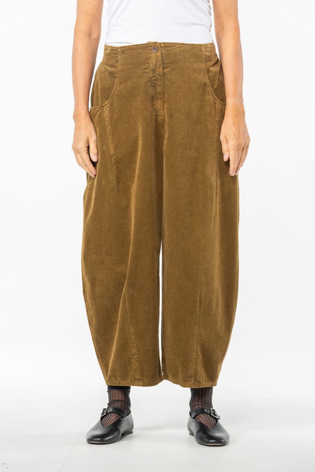 Trousers 521 - Pure cotton corduroy - 762TOBACCO - 10250710073
