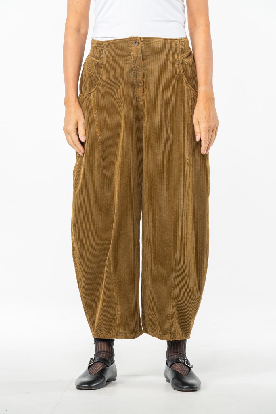 Trousers 521 - Pure cotton corduroy - 762TOBACCO - 10250710073