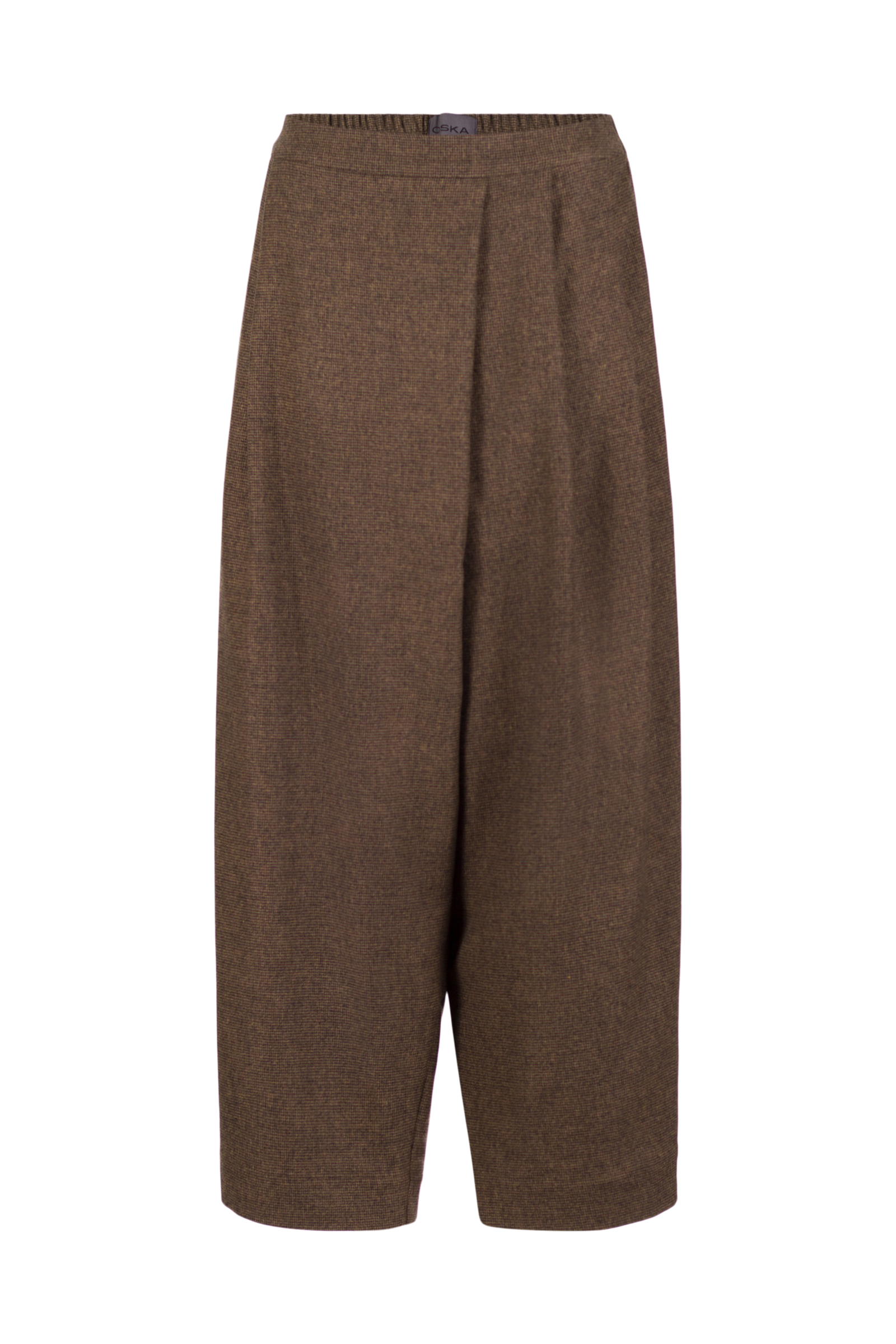 Trousers 522 Brown Wool blend with ECOVERO™ viscose