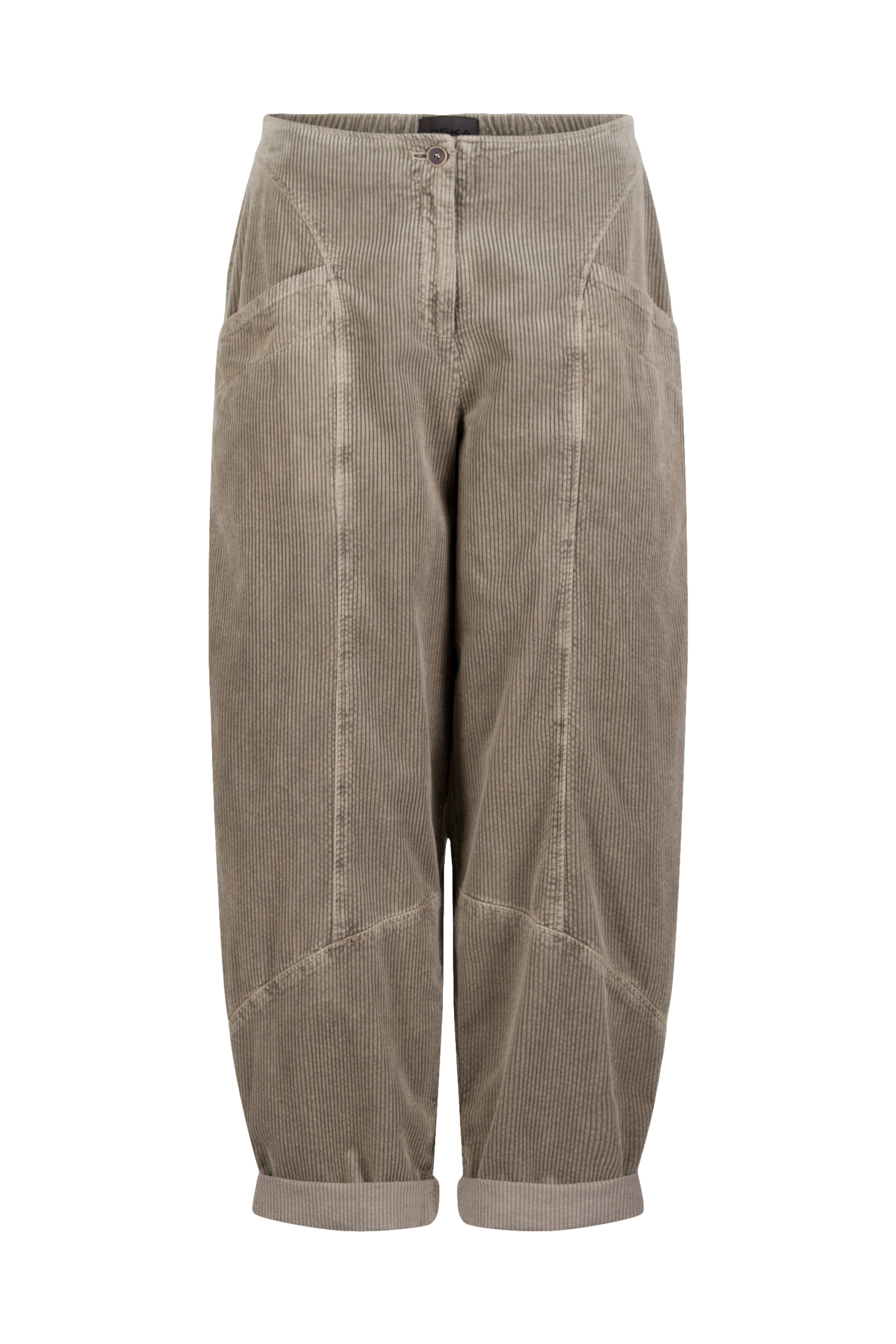 Trousers 523 Grey Pure cotton corduroy