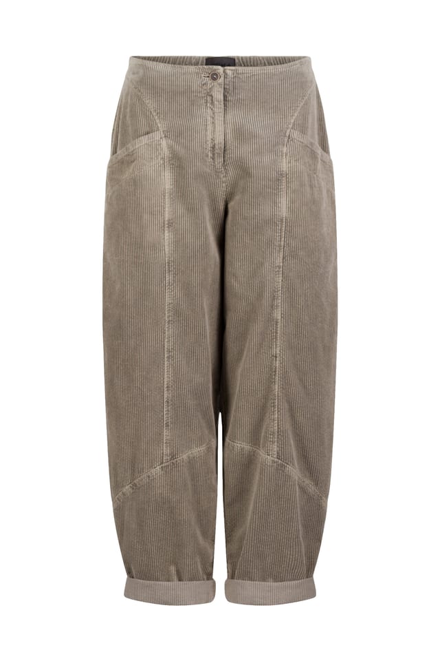 Trousers 523 - Pure cotton corduroy - 122ECRU - 10250710075
